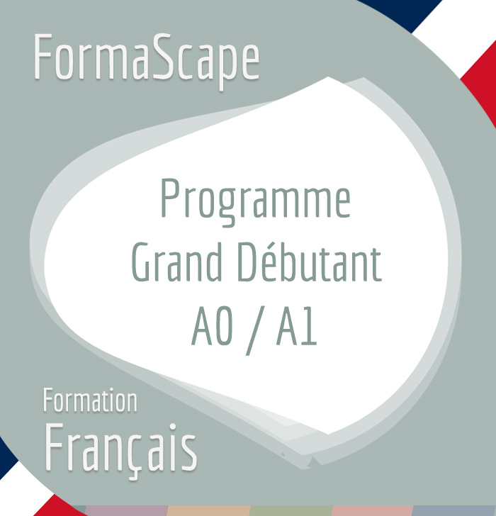 FormaScape - Formation Francais - Programme Grand Debutant A0 A1 FormaScape - Formation Francais - Programme Grand Debutant A0 A1