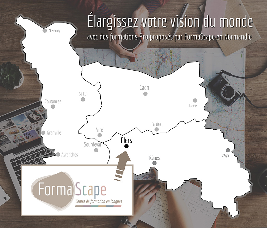 FormaScape Photo Centre de Formation en Langues Normandie Carte