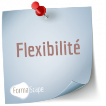 FormaScape -Centre de Formation en Langues Post-it Flexibilité