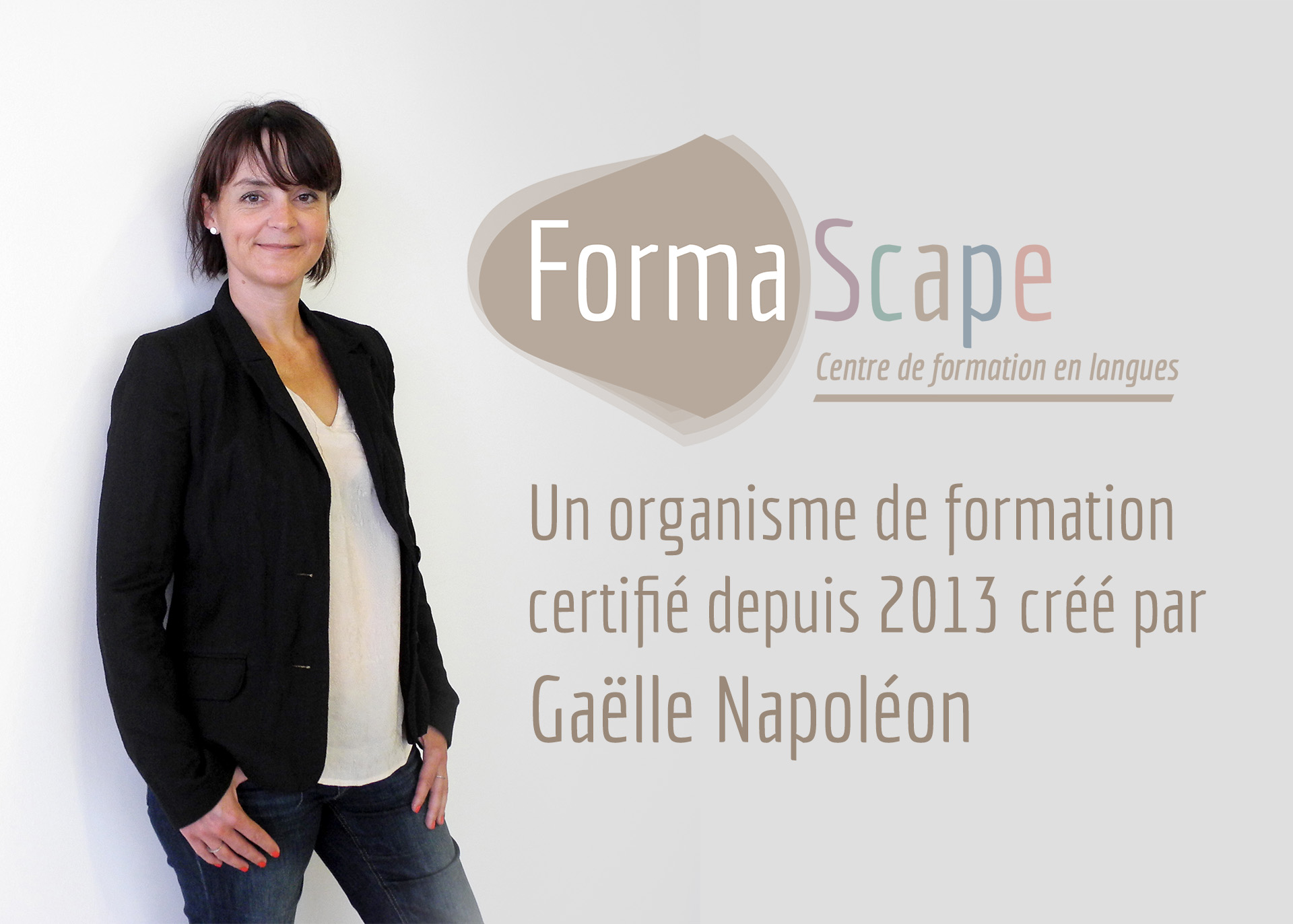 Gaelle Napoleon Formascape Organisme de formation de langues agree Gaelle Napoleon Formascape Organisme de formation de langues agree